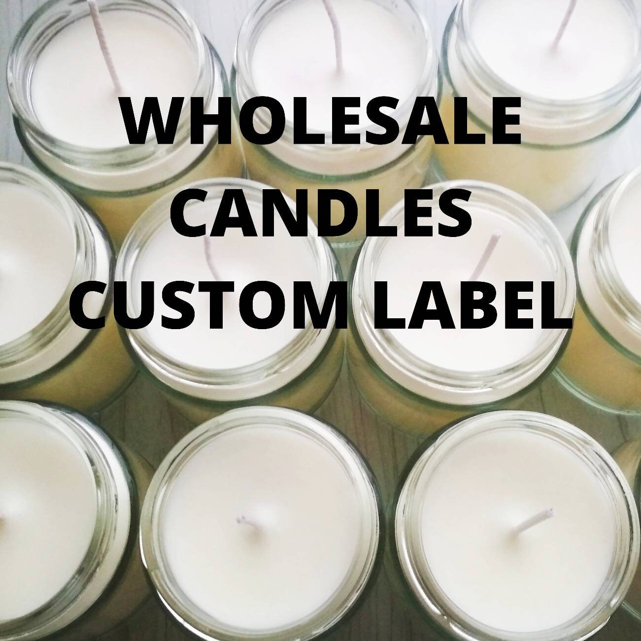 Wholesale candles with custom label Soy candles in bulk Etsy