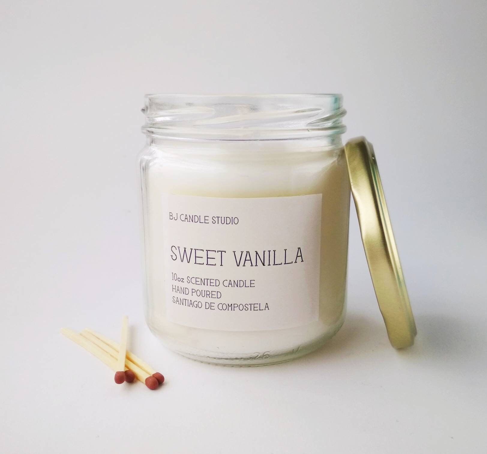 Vanille duftende Kerze in 10oz Glas minimalistische Kerze für Etsy