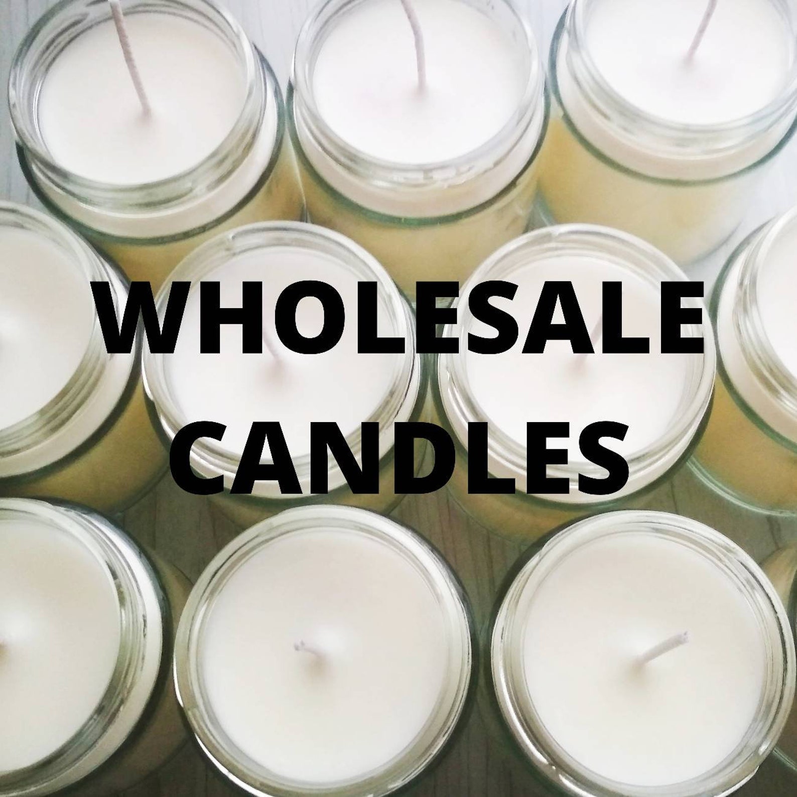 Wholesale Candles No Label Soy Wax Candles in Bulk 6 Candles Etsy