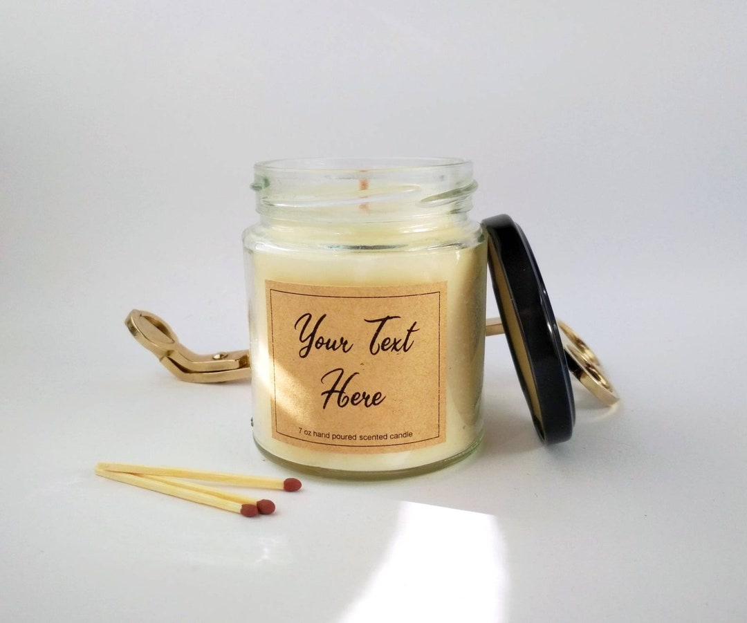 Custom Candle With Message 7 Oz Mason Jar Candle New Home Etsy