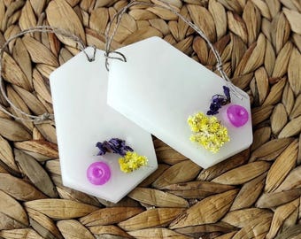 Soy Wax Sachet Set (2) – Fresh Cotton Scent, Handmade Botanicals