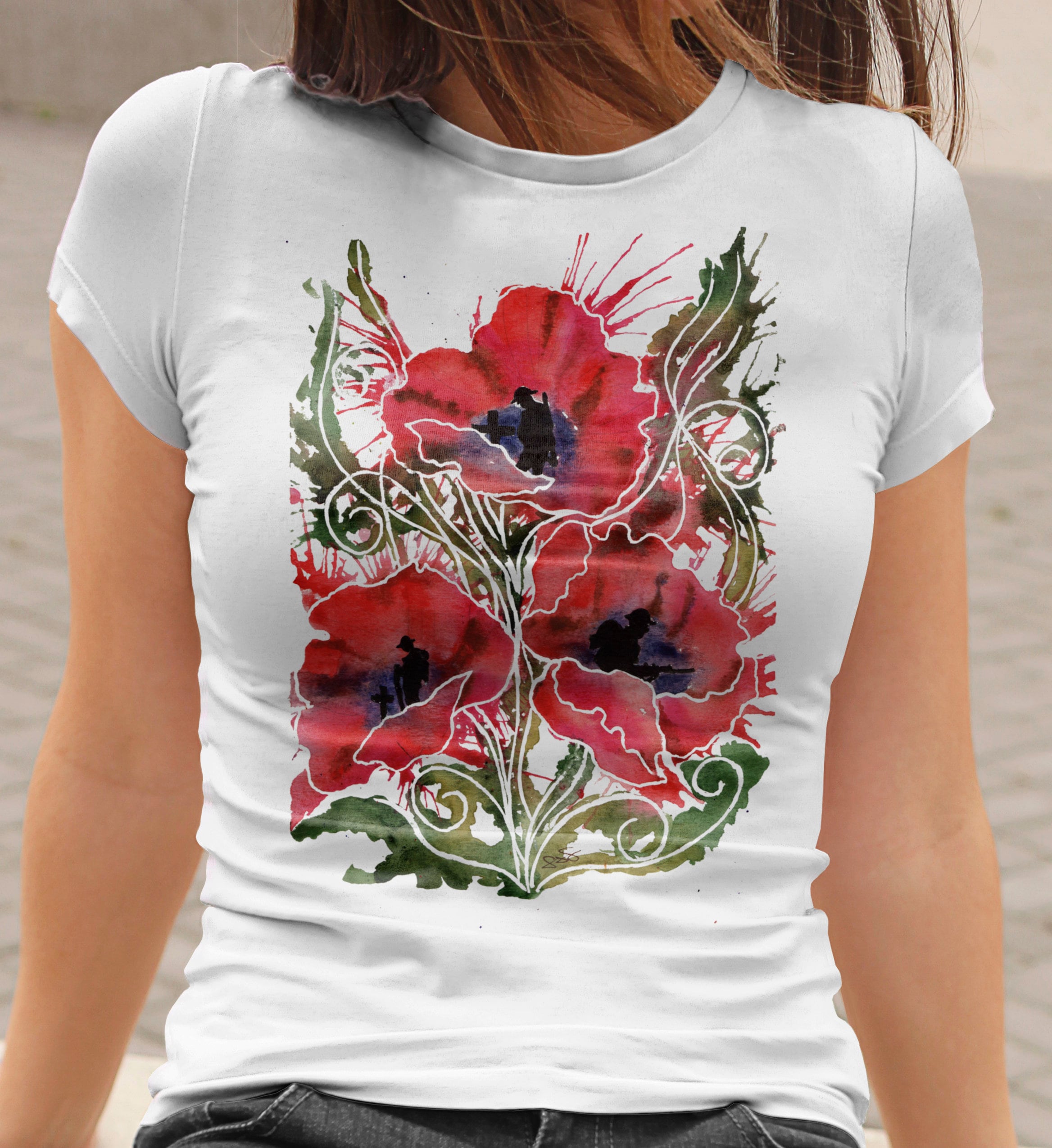 Poppy tee shirts Clearance