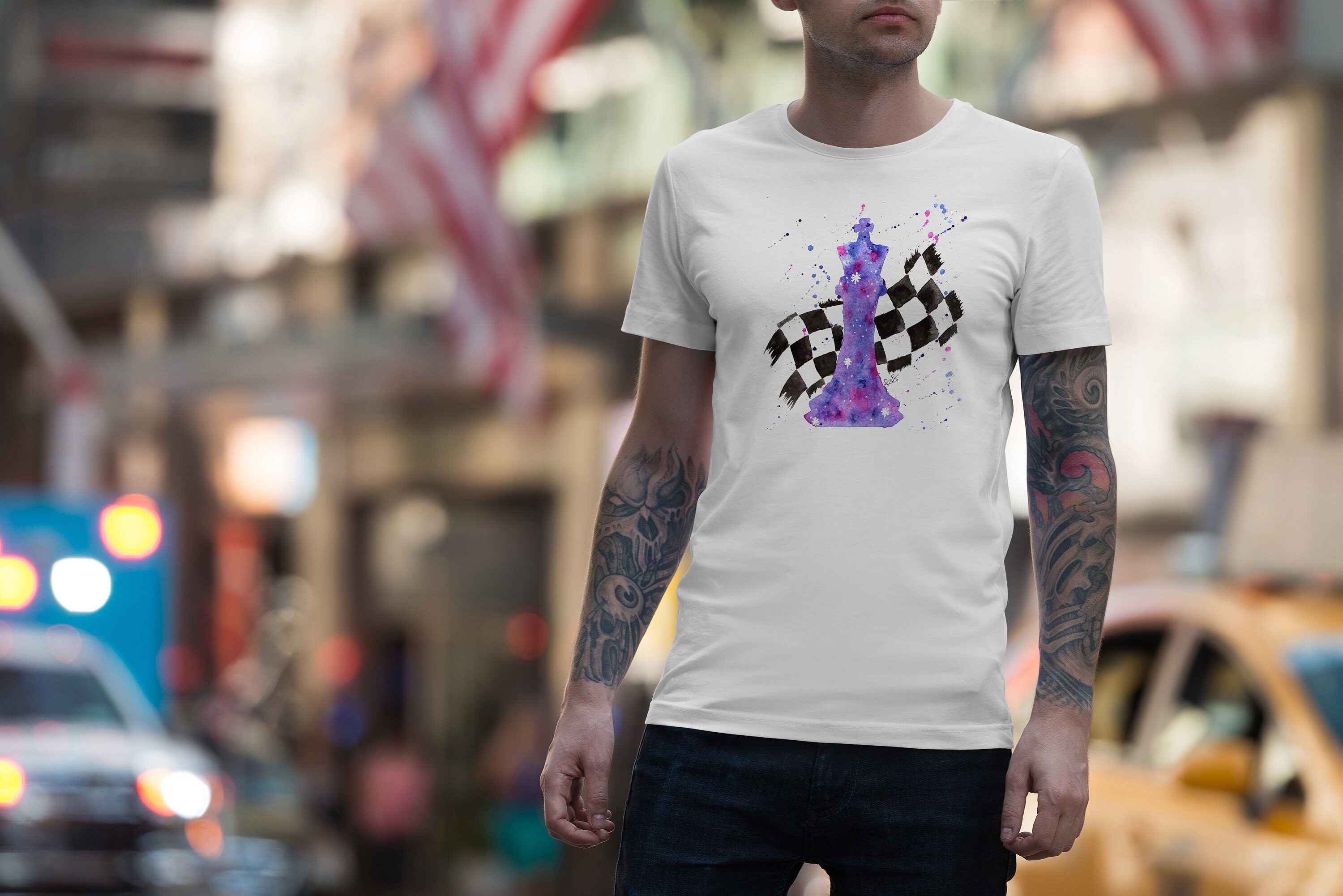 Image of Chess King T-Shirt, Men's Tee, Lover Gift, Birthday Wonderland Top, Nerd Tshirt, Geek Clothing, Alice In