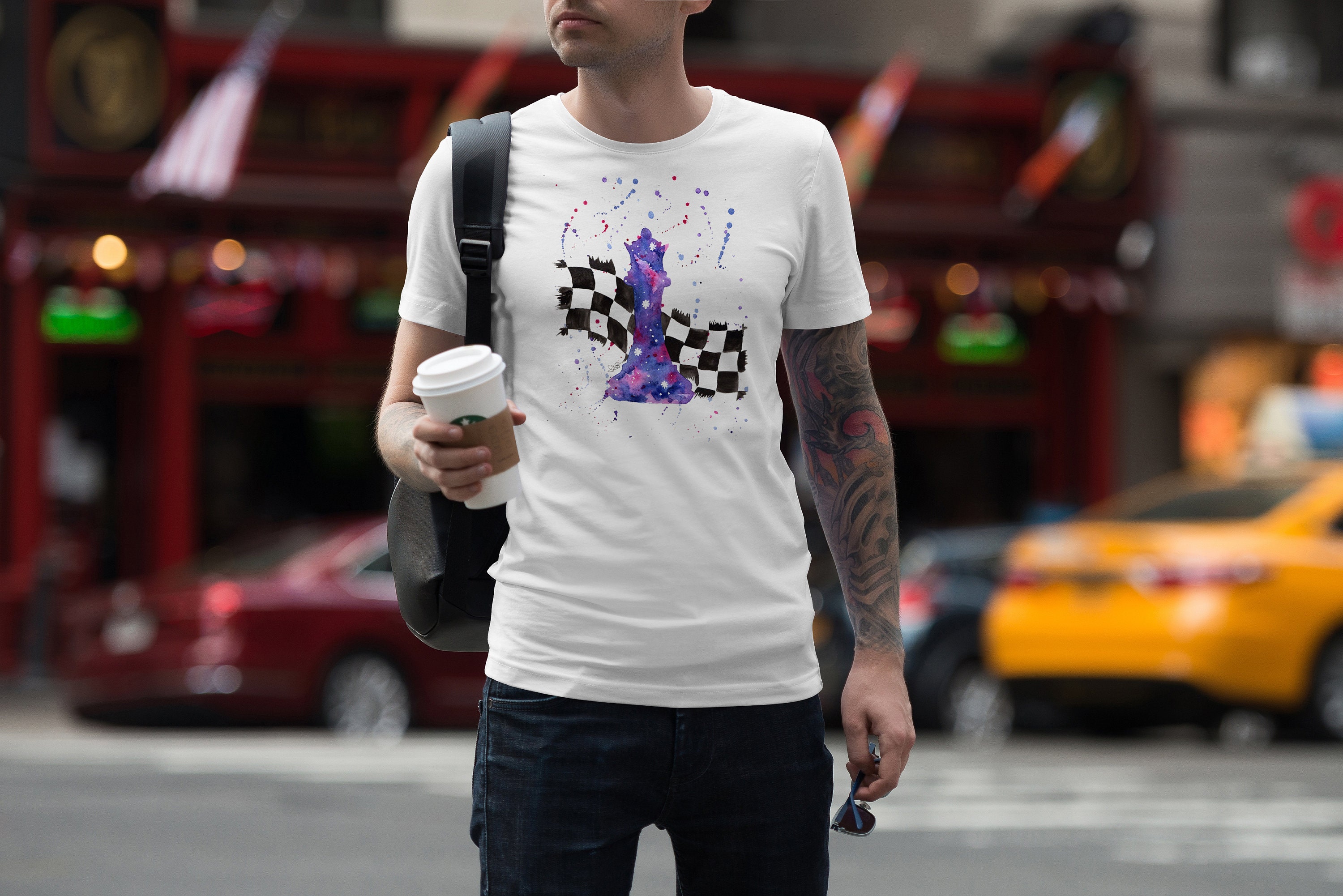 Image of Chess Queen T-Shirt, Men's Tee, Lover Gift, Birthday Wonderland Top, Nerd Tshirt, Geek Clothing, Alice In