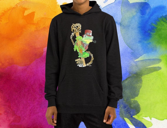 Steampunk rana sudadera con capucha árbol rana animal en la | Etsy México