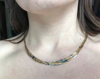 Necklace 7 beaded strands