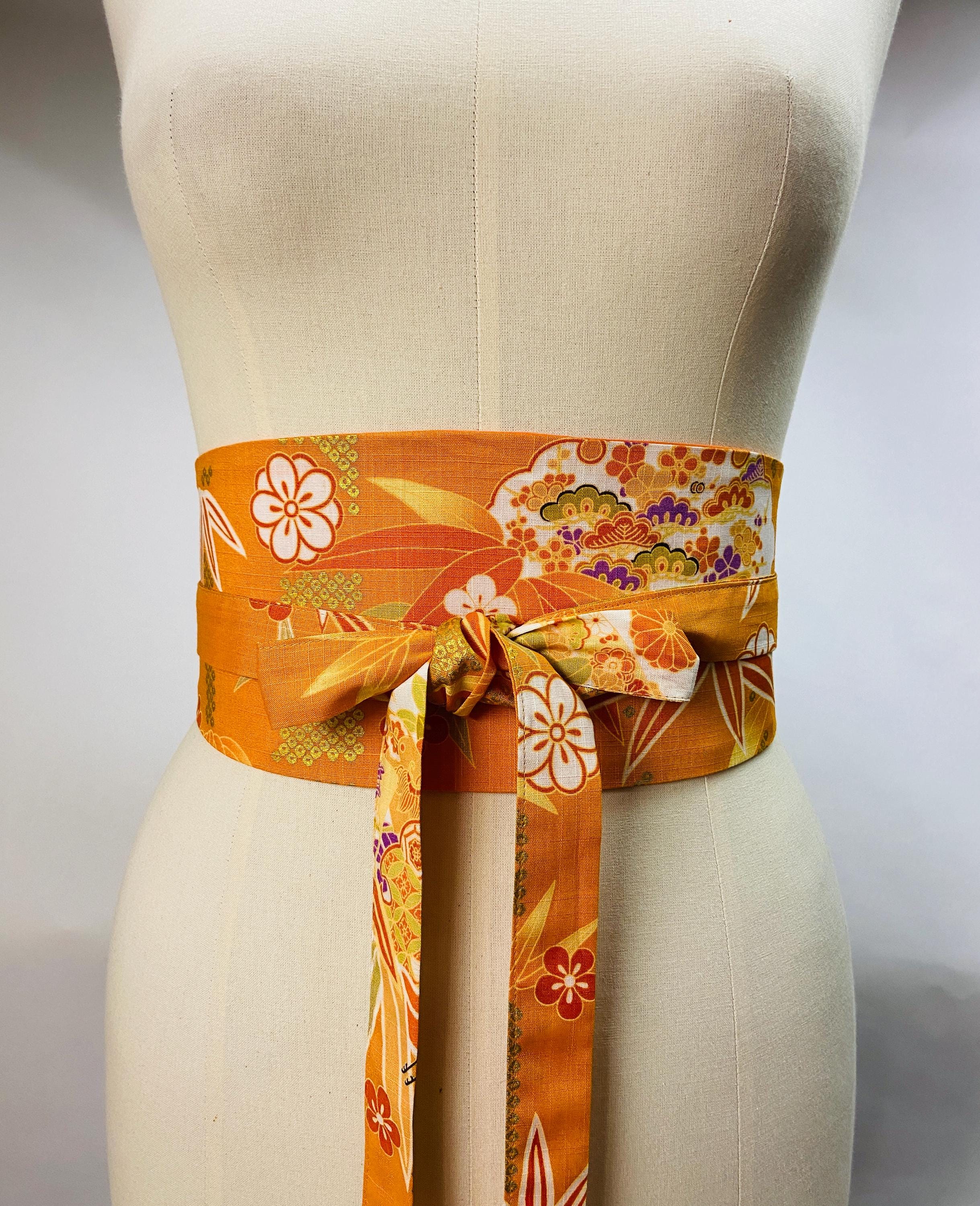 Orange Obi Belt - Etsy Ireland display picture 3