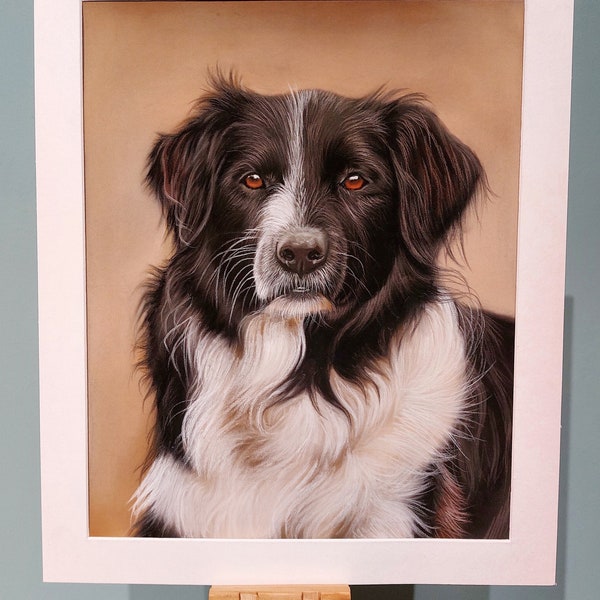 Benutzerdefinierte Hundekunst, Haustierporträts, benutzerdefinierte Hundemalereien, realistische Hundestiftzeichnungen, Haustierporträt vom Foto, Haustierfoto zum Zeichnen, Hundekunstmalerei