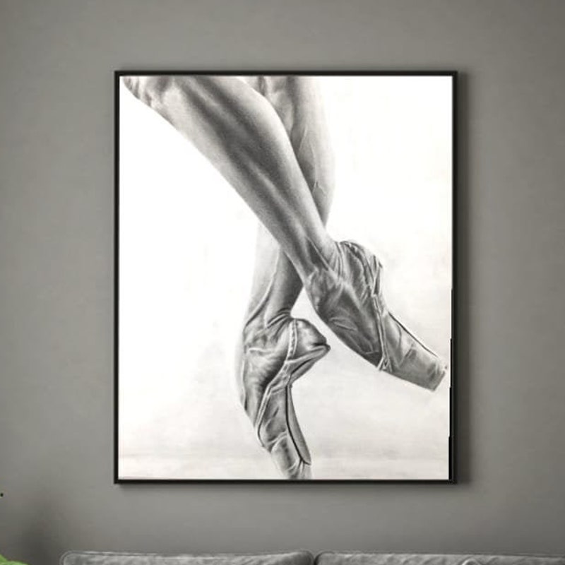 Pointe Shoe Art - Etsy