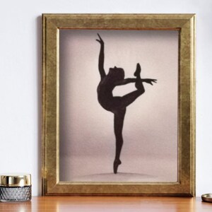 Dipinto donna acquerello,Ballerine sulle punte acquerello,Dipinto ballerina acquerello,Quadro ballerina dipinto acquerello,Donna acquerello