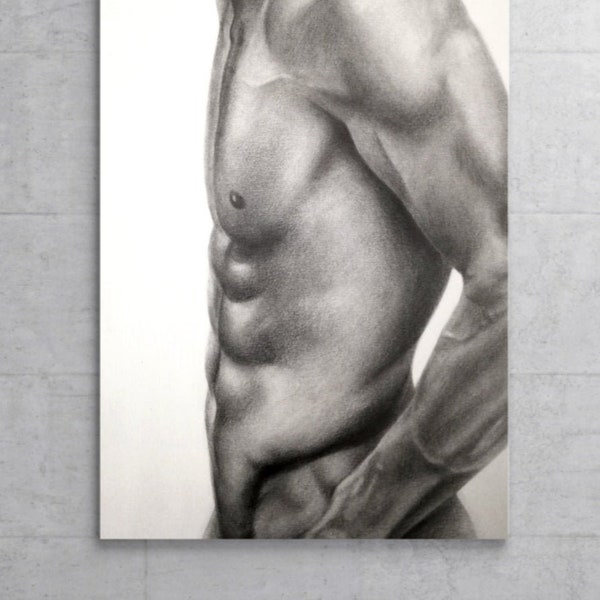 Undressed man print,Nude man artprint,Naked man poster,Man naked sketch print,Naked back man poster,Naked back man art print,Man wall decor