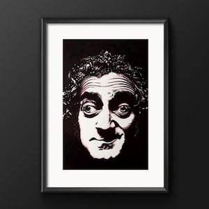 Marty Feldman-kunst, Marty Feldman-kunstprint, Marty Feldman kunst aan de muur, beroemdheid print, Marty Feldman portret, Marty Feldman poster, Marty Feldman kunst aan de muur