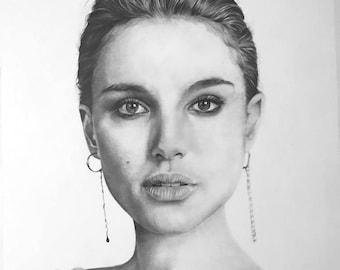 Aangepast portret van foto, aangepaste kunst vrouw, vrouw tekenen, realistische tekening, gepersonaliseerde potloodtekening, aangepaste portret vrouw, kunst cadeau-idee