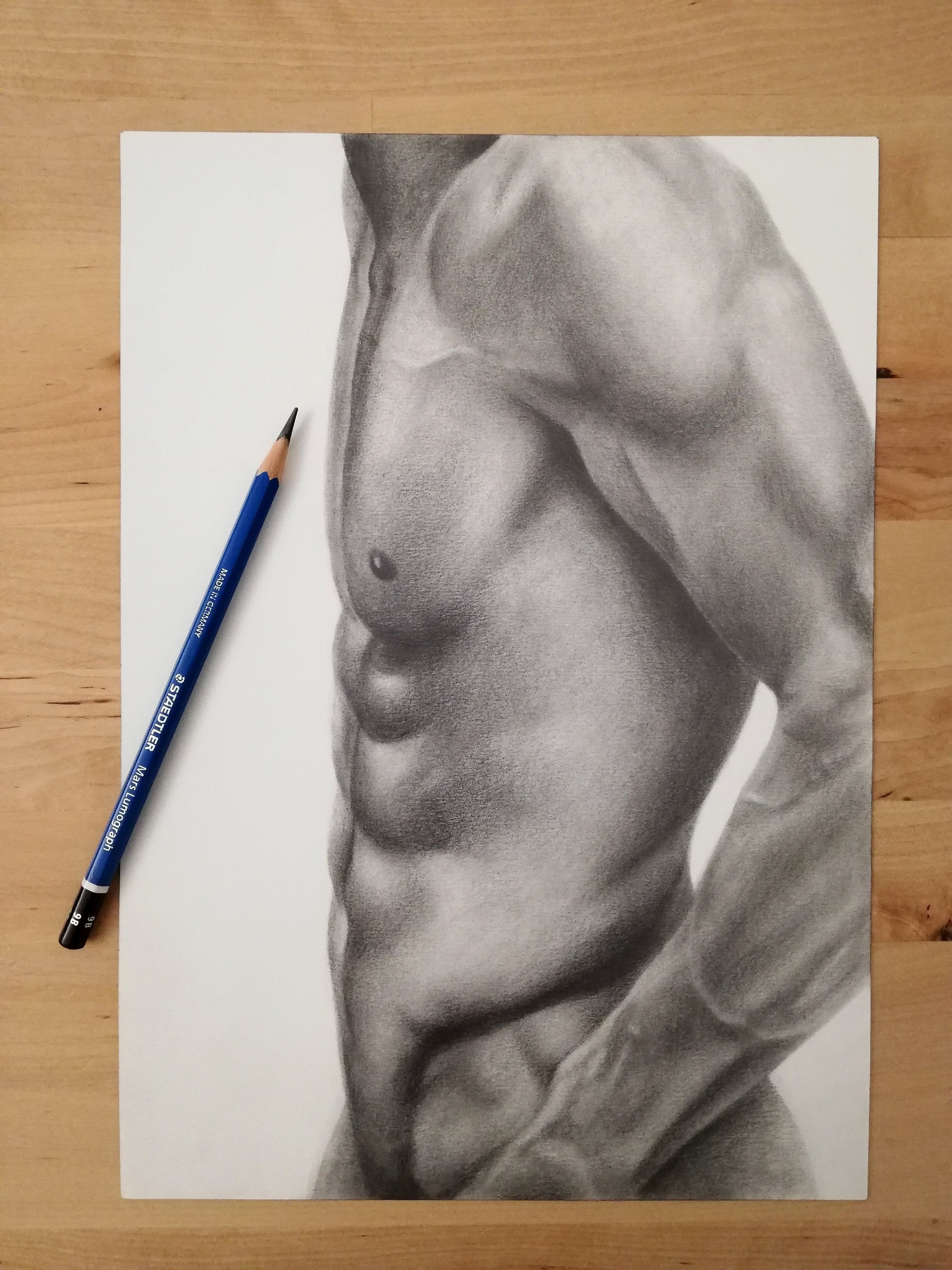 Dibujo a lápiz del hombre desnudo, dibujo del lápiz del hombre original,  dibujo del hombre desnudo, dibujo del hombre sin ropa, dibujo del hombre  realista, obra de arte del hombre desnudo, arte