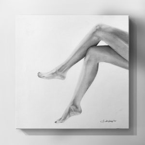 Woman pencil artwork,Legs woman pencil drawings,Sensual original drawing,Girl naked pencil sketch,Legs drawing of woman,Painting woman legs