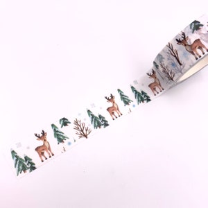 MASKING TAPE Forest Deer, Washi Fantasy Tape, Scrapbooking Bild 3