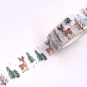 MASKING TAPE Forest Deer, Washi Fantasy Tape, Scrapbooking Bild 2