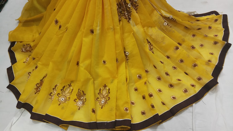 craftvila handmade designer Indian cotton sareesari curtain drape super net daily wear new look 5 yard piece for many uses