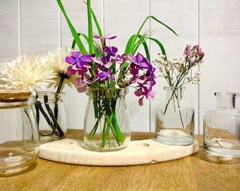 Large glass vase plug-in bottle birthday plug flower vase decoration Scandi Boho dried flowers vase birthday ring birthday fresh flowers cork