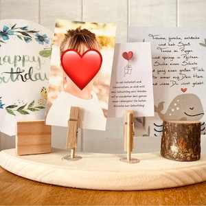 Fotohalter Ast Baumstamm Foto Spruch Geburtstag Stecker Geburtstagsstecker Geburtstagstisch Bilderhalter Grimms Kindergeburtstag Kind Taufe