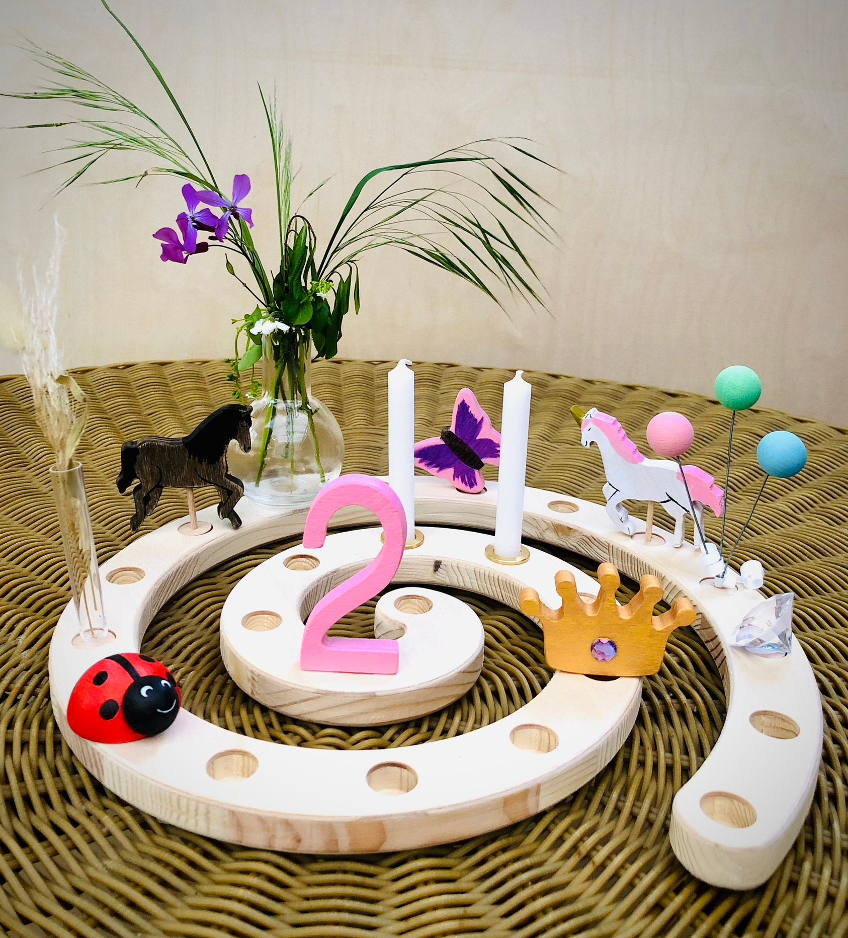 Geburtstagsspirale Spirale Geburtstag // Waldorf Montessori, 50 OFF