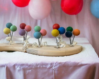 Gepersonaliseerde verjaardagstafel ballon kleurkeuze ballon Grimms kinderverjaardag kinderverjaardag kind kleurrijk roze roze mint grijs rood