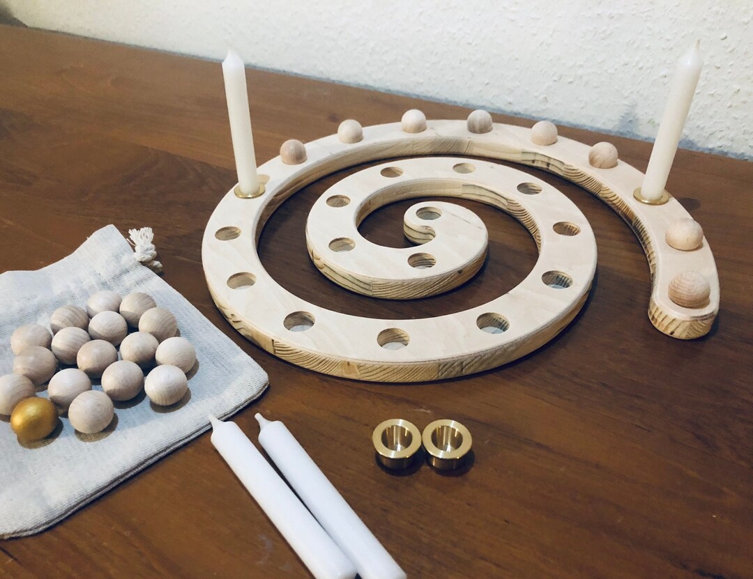 Advent Spiral Advent Advent Calendar Spiral Waldorf Montessori Birthday