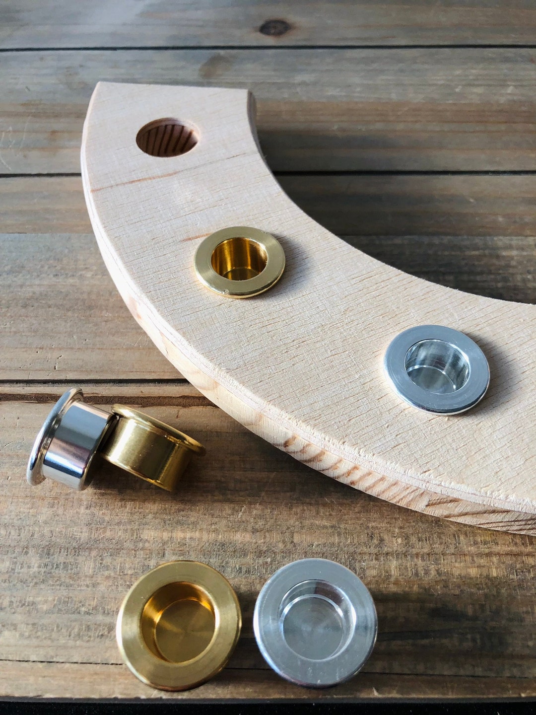 CANDLE HOLDER Insert for Birthday Ring // Brass Aluminum Candle ...