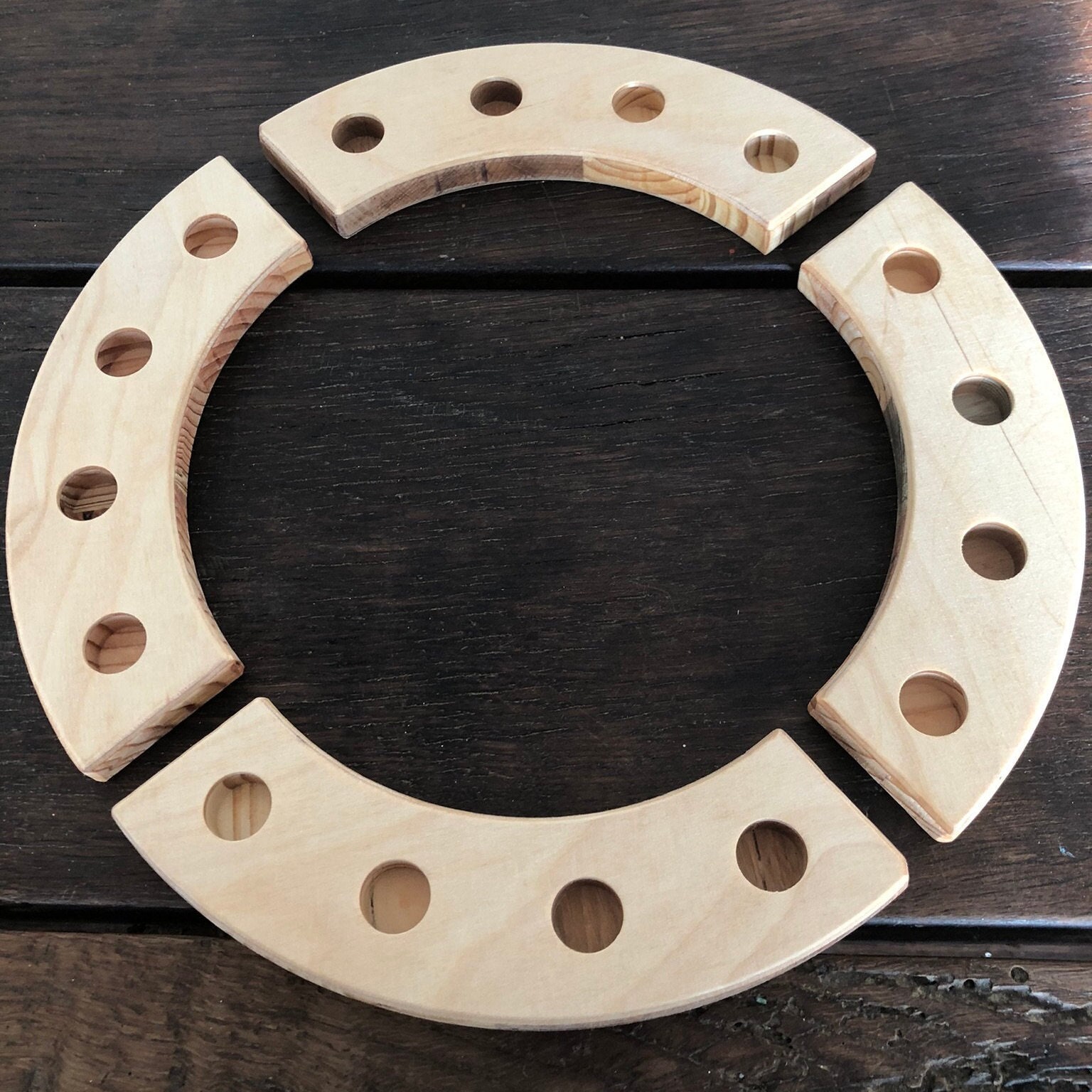 Wooden Ring Shape for Crafts and Decoration Laser Cut Wood Circle