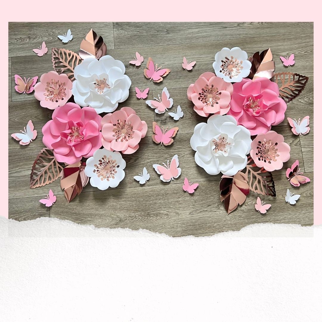 Baby Girl Nursery Decor Flower Wall Hanging for Nursery Wall Etsy