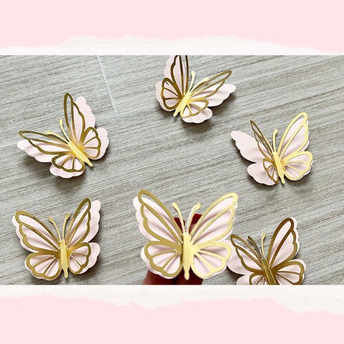 3D Butterflies Butterfly Nursery Wall Decor Etsy