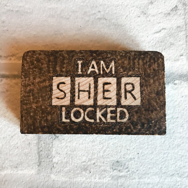 Sherlock Holmes I Am Sherlocked Pyrography Wood Burning Art Etsy Sherlock Holmes I Am Sherlocked Pyrography Wood Burning Art Etsy