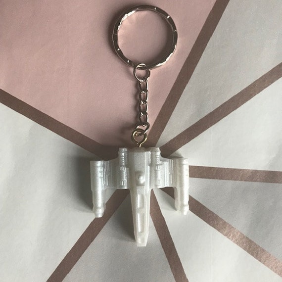 Star Wars X Wing Resin Keychain Resin Keyring Spaceship Keychain Resin Art Star Wars Gift Sci Fi Gift Geeky Nerdy Gift Resin Craft
