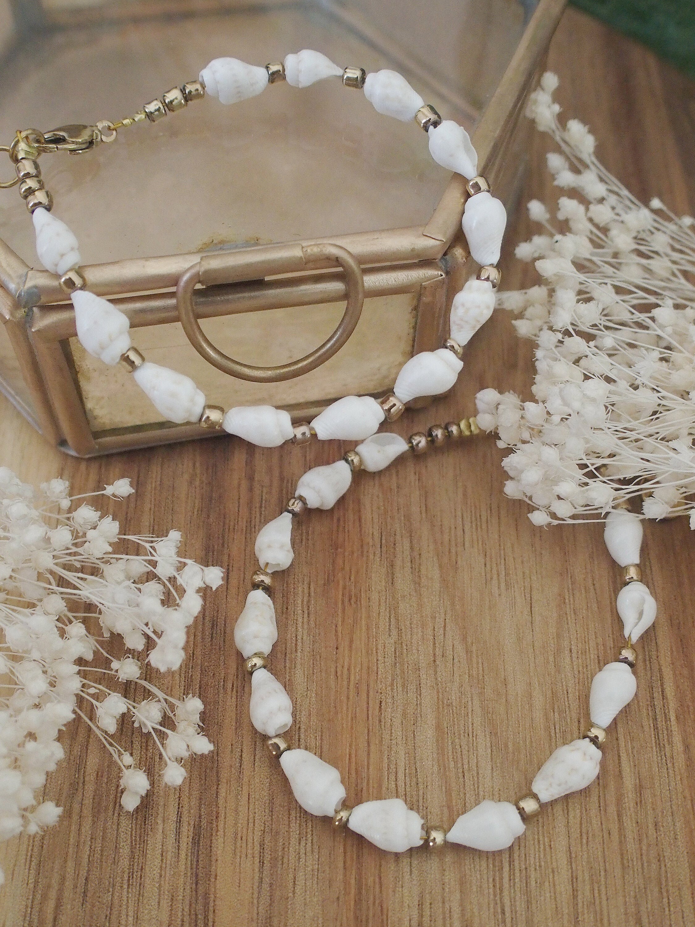 Bracelet Shell Boho Jewelry And Beach To Cumulate Shell Etsy India