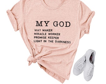 Mein Gott T-Shirt | Inspirierendes Shirt | Frauen-Shirt |