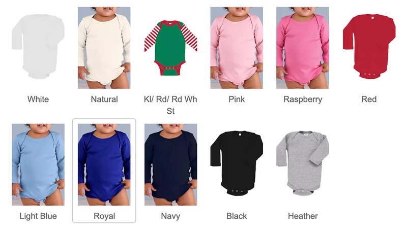 Long Sleeve Bodysuit Upgrade Your Order Infant
