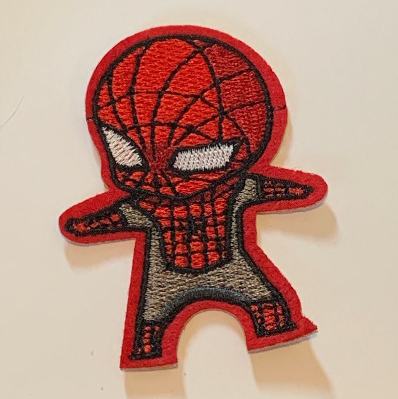 SpiderMan Embroidered Patch Iron On Patch Free Shipping Etsy