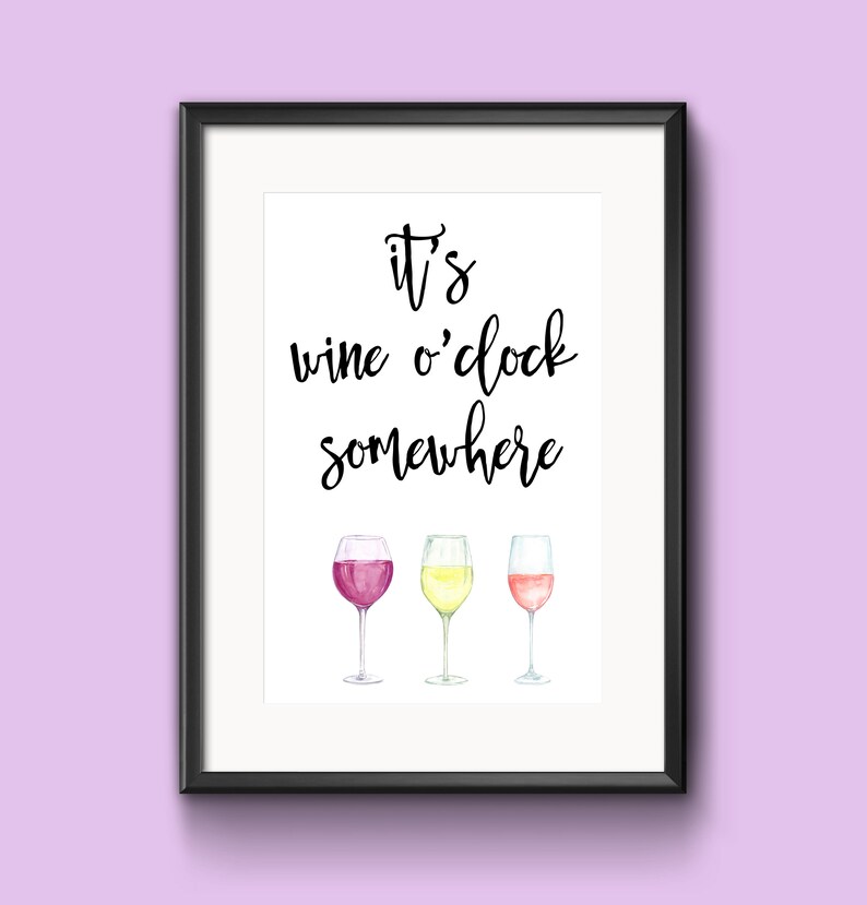 Wine Print, Wine Printable, Wine Art, Wine Decor, Wine Decor for Wall ...