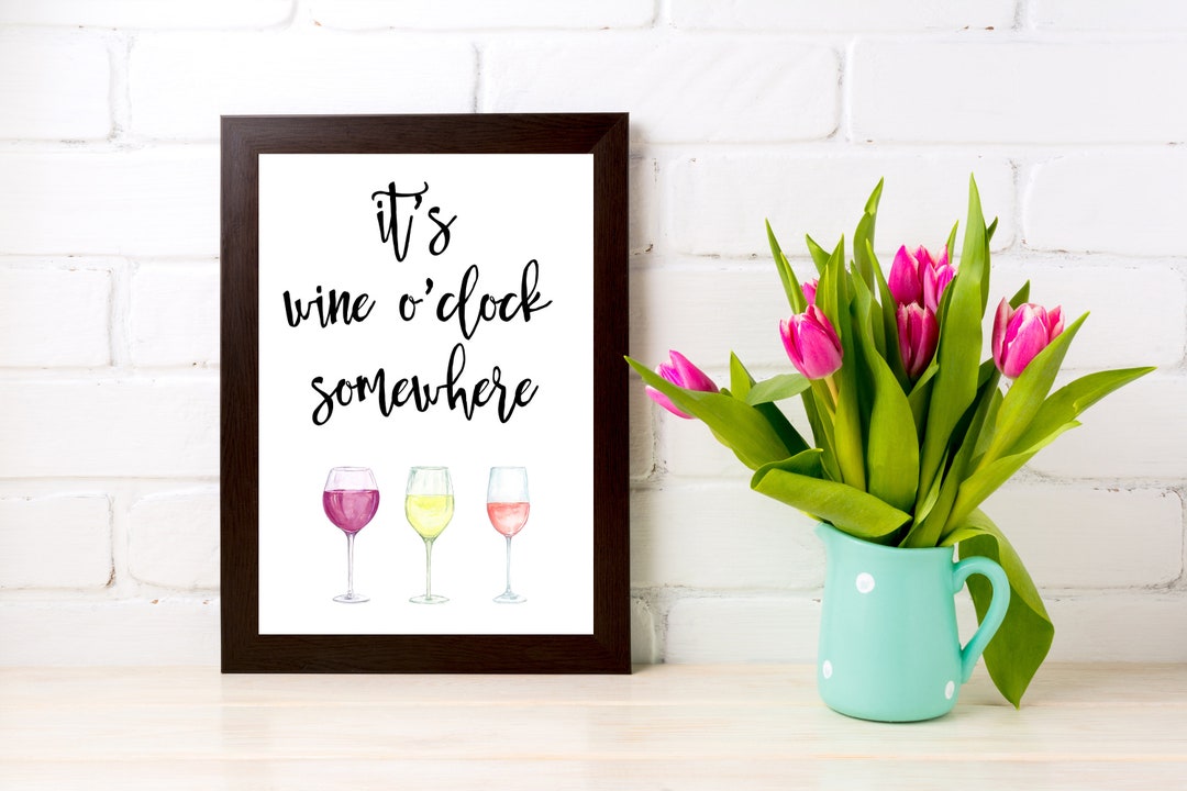 Wine Print, Wine Printable, Wine Art, Wine Decor, Wine Decor for Wall ...