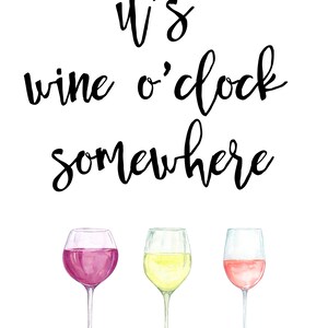 Wine Print, Wine Printable, Wine Art, Wine Decor, Wine Decor for Wall ...