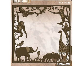 Matrice de découpe Wild Animals Amy Design, die collection Wild Animals, die Amy design, découpe métal animaux sauvages // Scrapbooking