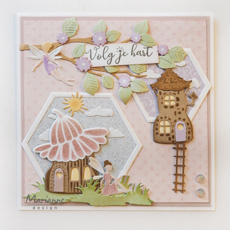 fairy cutting card making fairy Scrapbooking Fairy House Marianne