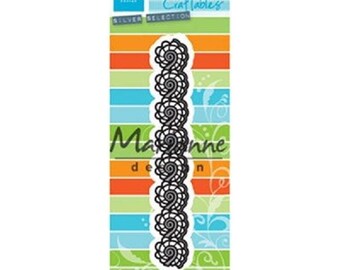 Matrice de découpe bordure vagues Marianne design, die craftables MARIANNE DESIGN, thème mer, vacances // scrapbooking