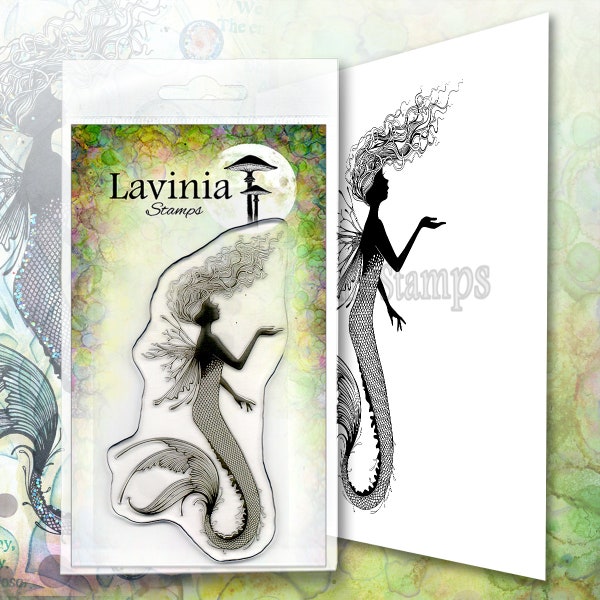 Clear Stamp Lavinia Stamps Althea, Lavinia Stamps, Hintergrundkarte, Seitenhintergrund, Mixed Media, Fairy Lavinia // Scrapbooking
