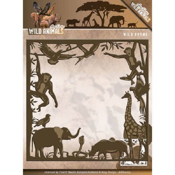 Cutting Matrix Wild Animals Amy Design Die Collection Wild - Etsy Canada Cutting Matrix Wild Animals Amy Design Die Collection Wild - Etsy Canada