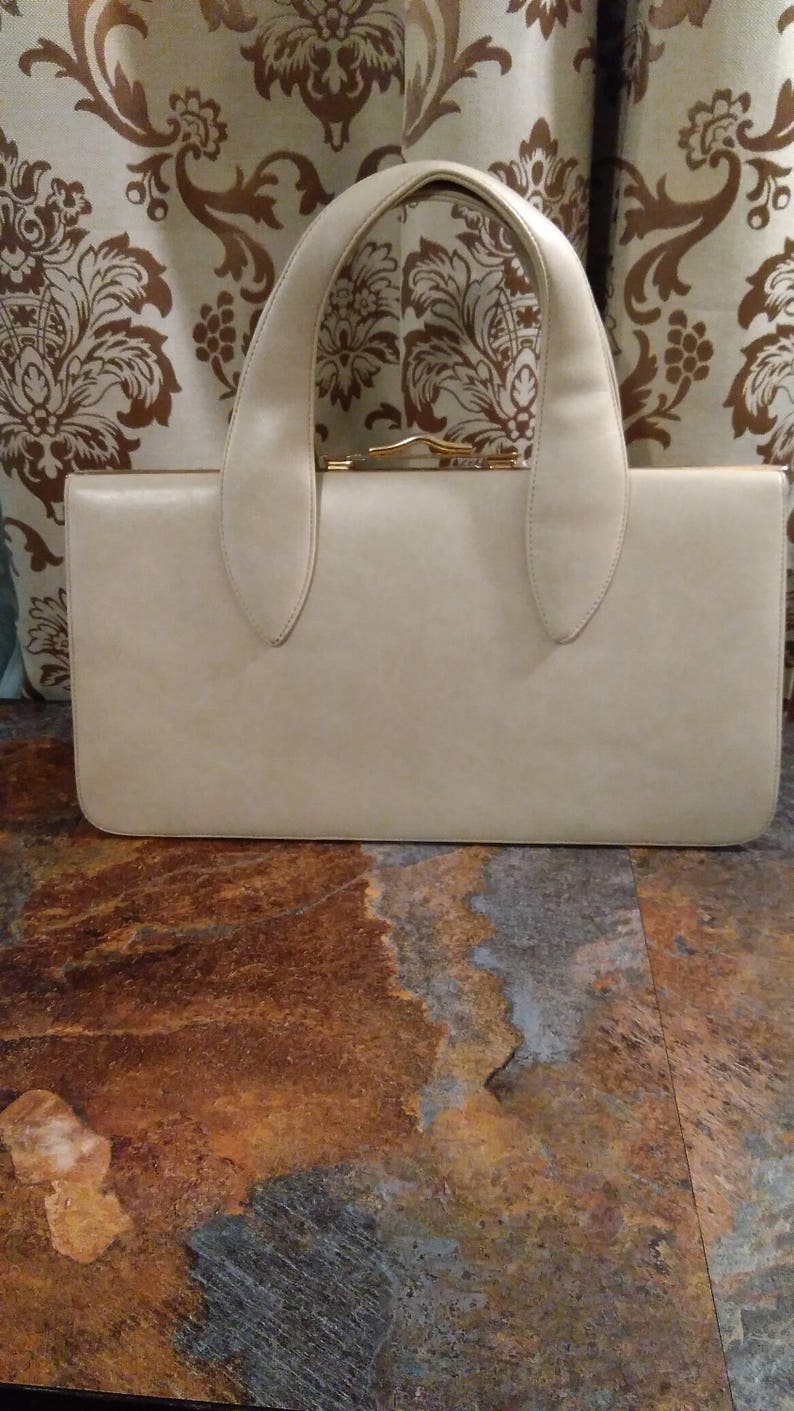 Vintage Cream Colored Bags by Francois Handbag This is Style Etsy Australia