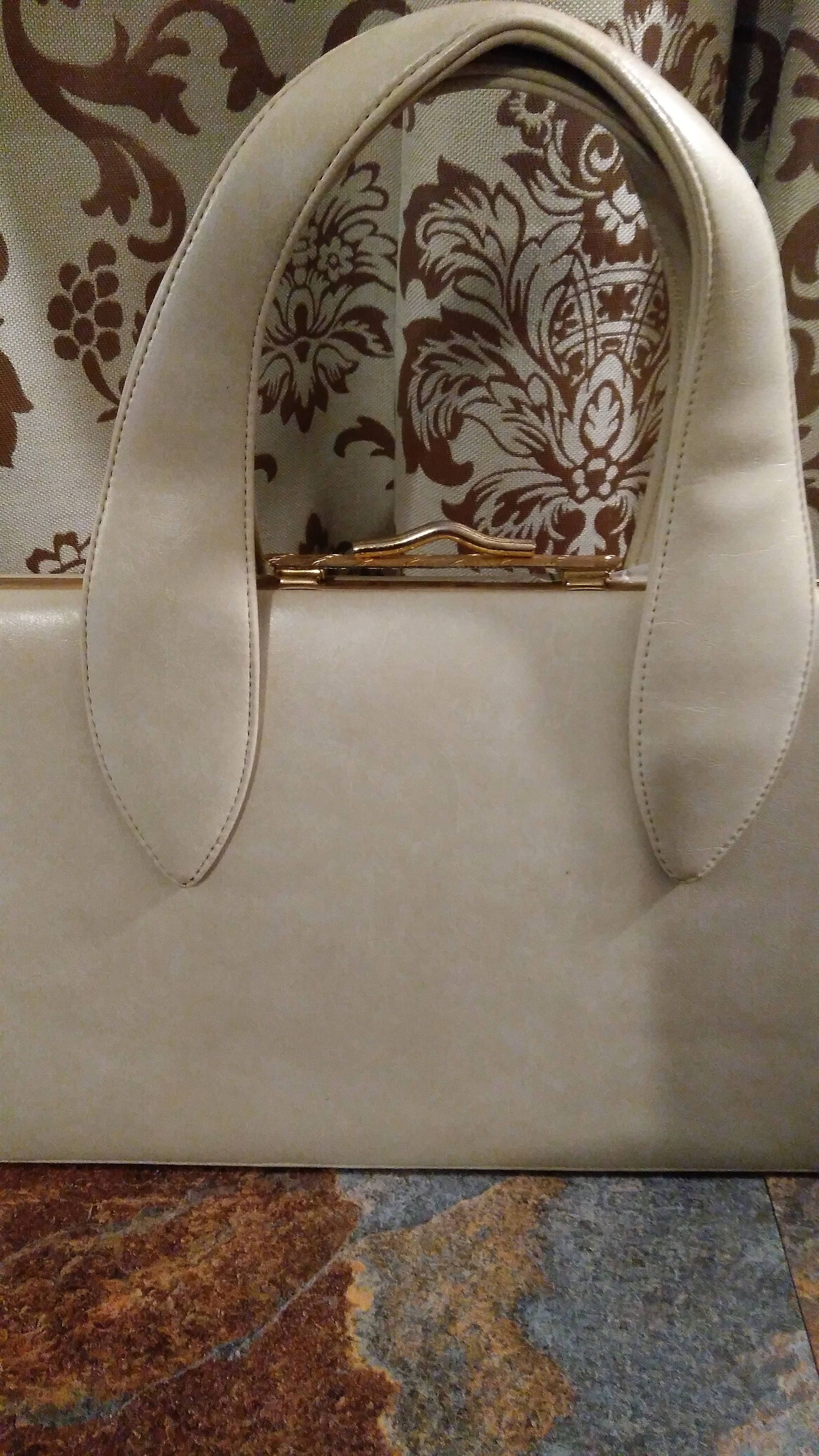 Vintage Cream Colored Bags by Francois Handbag This is Style Etsy