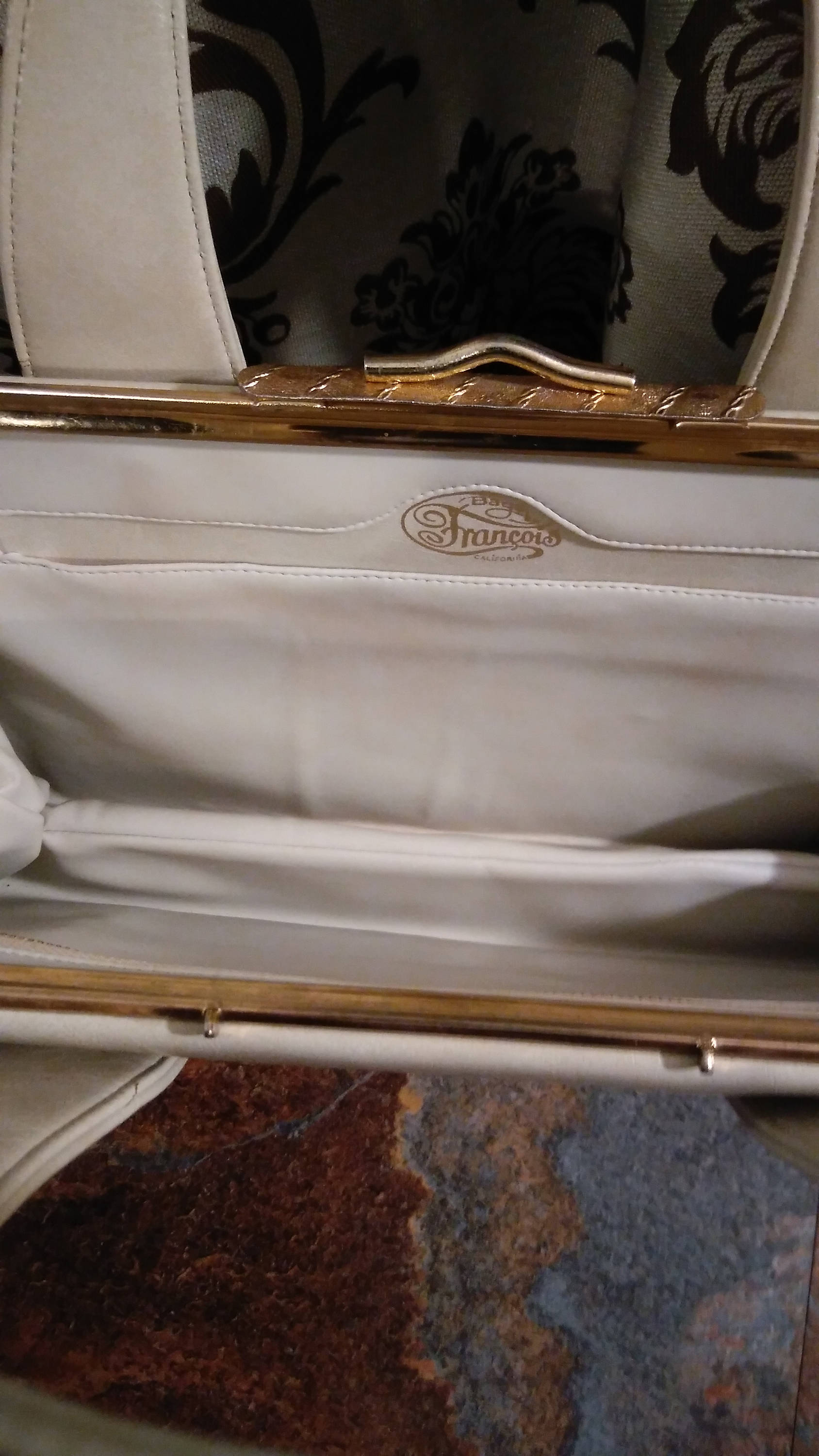 Vintage Cream Colored Bags by Francois Handbag This is Style Etsy