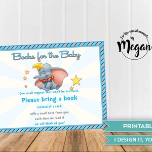 Dumbo Baby Shower Diaper Raffle Ticket Extras De Dumbo A Etsy