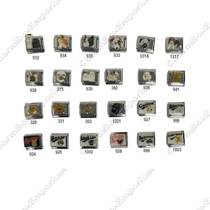 Italian Charms Dog Themed Your Choice 9mm for Italian Charm Bracelet Charm for adding and Making Link Modular Bracelets Charms You Choose